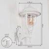 Jeannot Buiten muurverlichting Wit, 1-licht, Bewegingsmelder