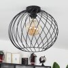 Miton Plafondlamp Zwart, 1-licht