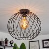 Miton Plafondlamp Zwart, 1-licht