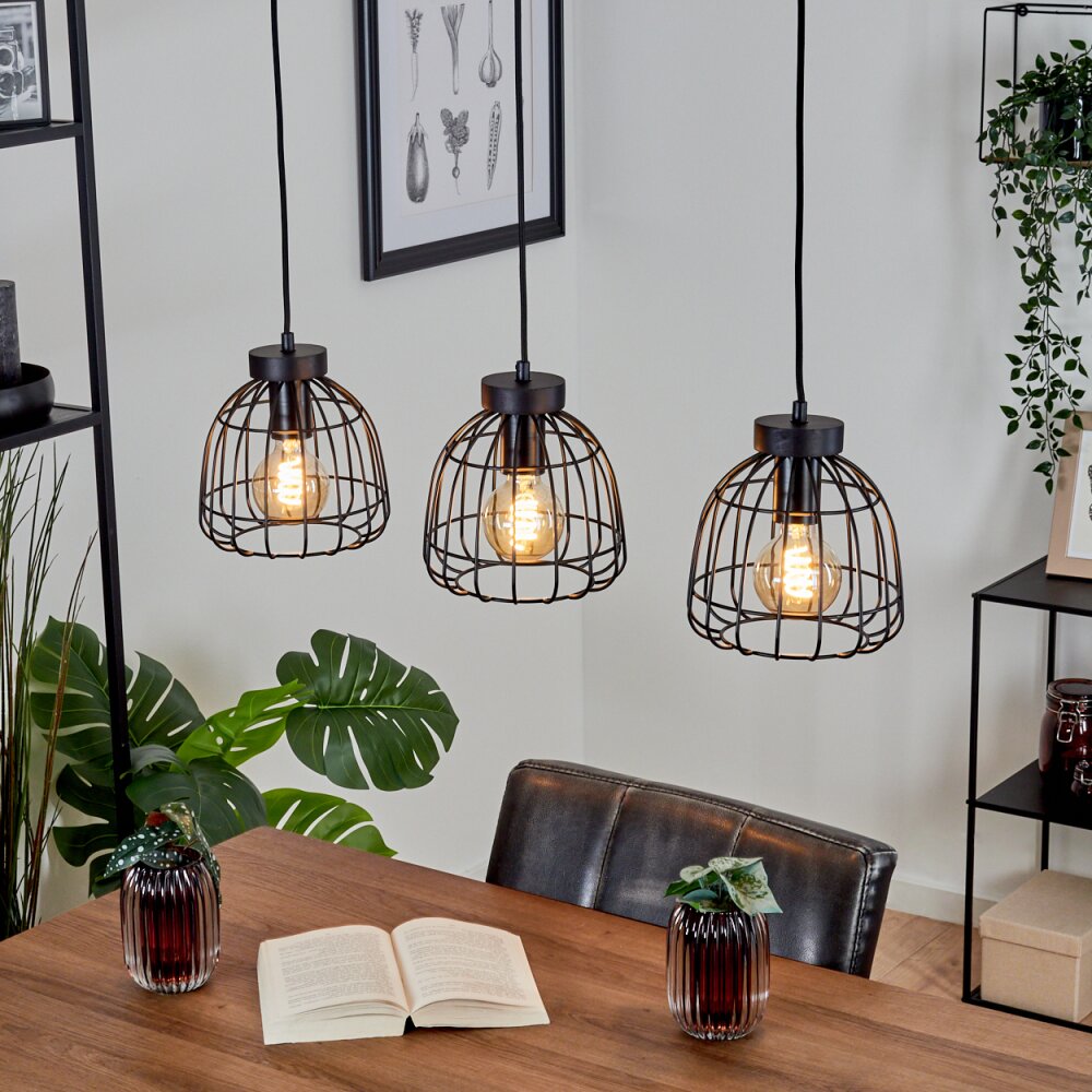 Piment Hanger Zwart, 3-lichts main product photo