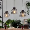 Piment Hanger Zwart, 3-lichts Piment Hanger Zwart, 3-lichts