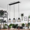 Piment Hanger Zwart, 3-lichts Piment Hanger Zwart, 3-lichts