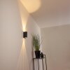 Komoren Buiten muurverlichting LED Zwart, 2-lichts