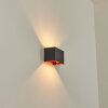 Badajoz Muurlamp Koperkleurig, Zwart, 1-licht
