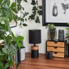 Lorrain Tafellamp houtlook, 1-licht