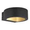 Globo SLICE Buiten muurverlichting LED Zwart, 1-licht