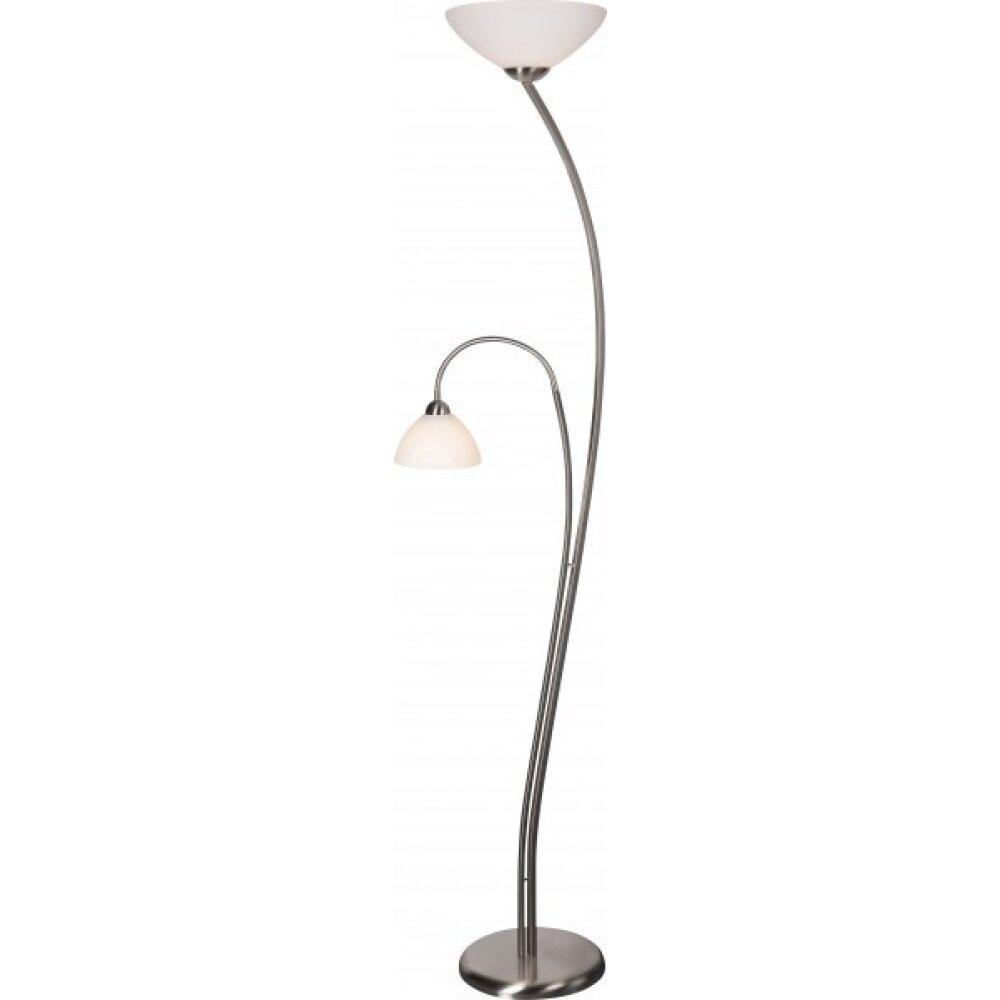 Steinhauer CAPRI Staande lamp roestvrij staal, 2-lichts main product photo