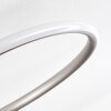Olok Plafondlamp LED Zilver, Wit, 1-licht, Afstandsbediening
