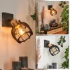 Dandin Muurlamp Zwart, 1-licht