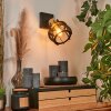 Dandin Muurlamp Zwart, 1-licht