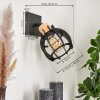 Dandin Muurlamp Zwart, 1-licht