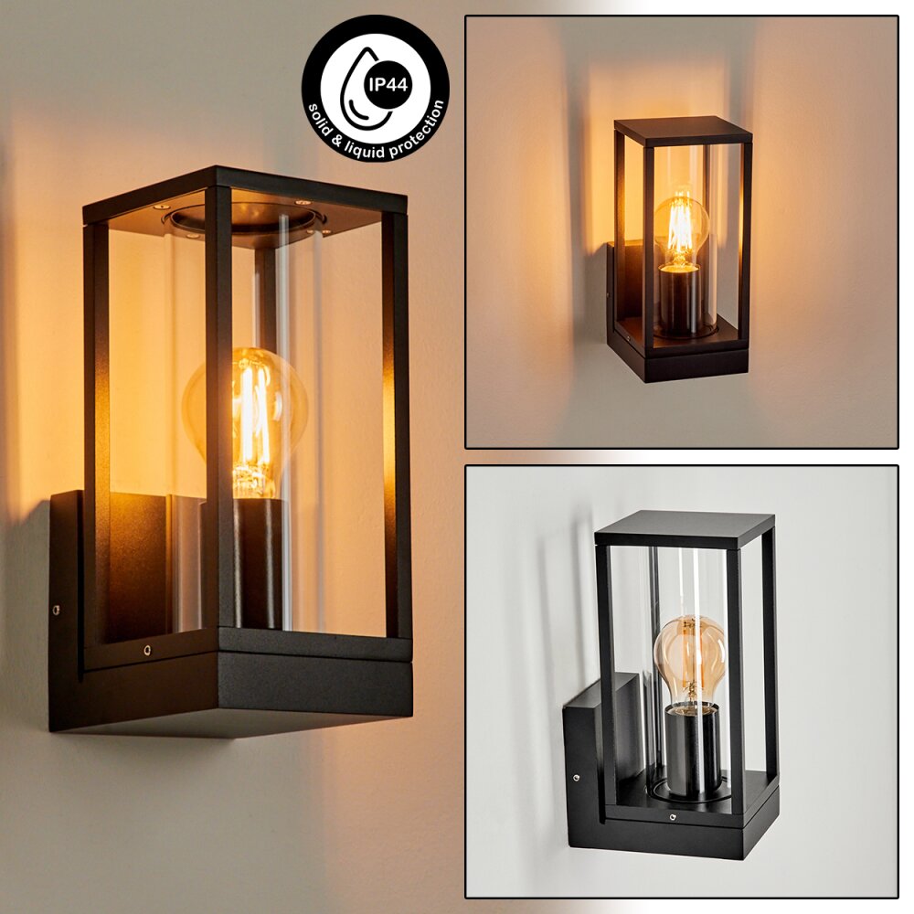 Profundidad Buiten muurverlichting Zwart, 1-licht main product photo