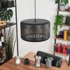 Fournie Hanger Zwart, 1-licht
