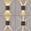 Arteaga Buiten muurverlichting LED Zwart, 1-licht
