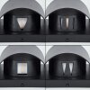 Arteaga Buiten muurverlichting LED Zwart, 1-licht
