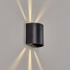 Arteaga Buiten muurverlichting LED Zwart, 1-licht