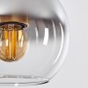 Koyoto Hanger Glas 15 cm Goud, Zwart, 1-licht