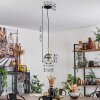 Koyoto Hanger Glas 15 cm Goud, Zwart, 1-licht