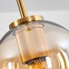 Koyoto Hanger Glas 15 cm Goud, Zwart, 1-licht