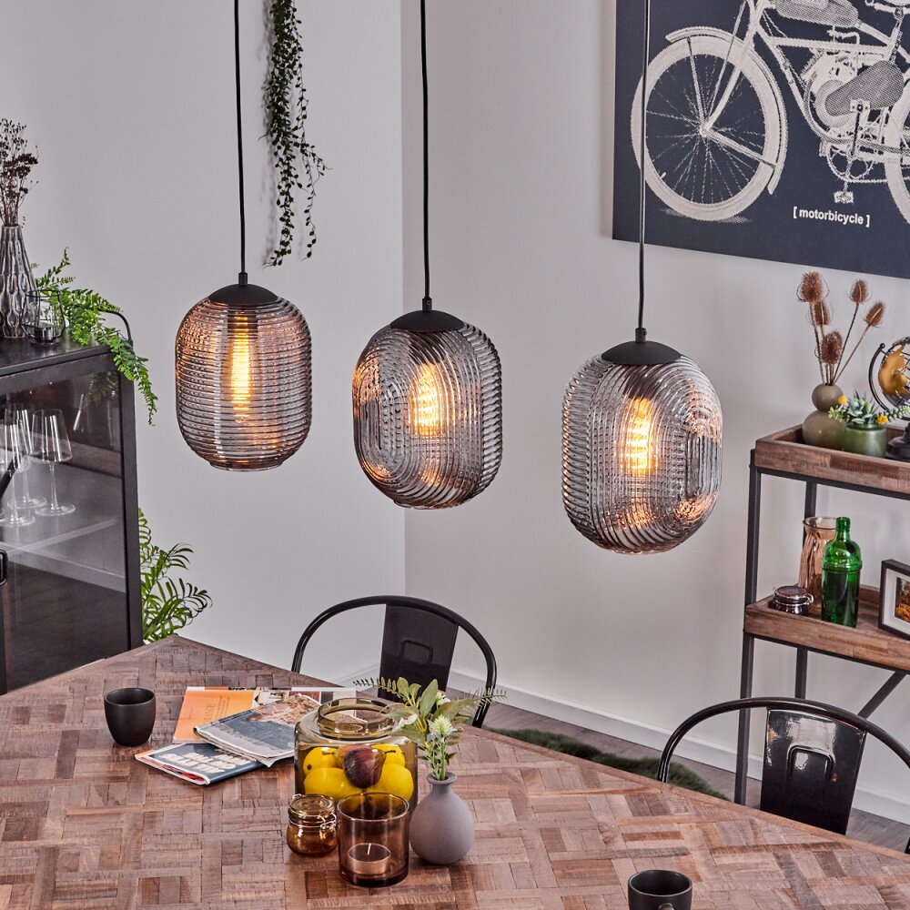 Crabinaille Hanger Zwart, 3-lichts main product photo