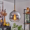 Koyoto Hanger Glas 20 cm Goud, Zwart, 1-licht