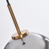 Koyoto Hanger Glas 20 cm Goud, Zwart, 1-licht