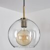 Koyoto Hanger Glas 25 cm Oud messing, 1-licht