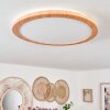 Siguna Plafondpaneel LED houtlook, 1-licht