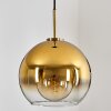 Koyoto Hanger Glas 25 cm Oud messing, 1-licht
