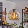 Koyoto Hanger Glas 25 cm Oud messing, 1-licht