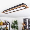 Salmi Plafondlamp LED houtlook, 1-licht