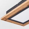 Salmi Plafondlamp LED houtlook, 1-licht