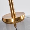 Koyoto Hanger Glas 25 cm Goud, Zwart, 1-licht