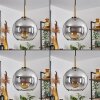 Koyoto Hanger Glas 20 cm Oud messing, 1-licht