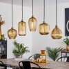 Iraola Hanger Goud, Zwart, 5-lichts