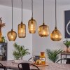 Iraola Hanger Goud, Zwart, 5-lichts