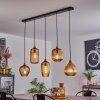 Iraola Hanger Goud, Zwart, 5-lichts
