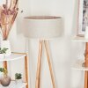Saladillo Staande lamp Hout licht, Wit, 1-licht