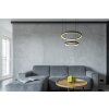 Globo AUGUSTO Hanger LED Goud, Zwart, 2-lichts, Afstandsbediening, Kleurwisselaar