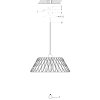 Steinhauer Maze Hanger Zwart, 1-licht
