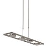 Steinhauer Soleil Hanglamp LED Staal geborsteld, 4-lichts Steinhauer Soleil Hanglamp LED Staal geborsteld, 4-lichts