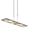 Steinhauer Soleil Hanglamp LED Staal geborsteld, 4-lichts Steinhauer Soleil Hanglamp LED Staal geborsteld, 4-lichts