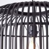 Brilliant Woodrow Hanglamp Zwart, 1-licht