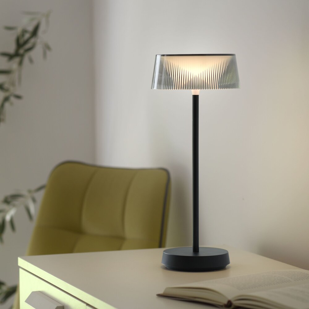 Leuchten-Direkt DORA Tafellamp LED Zwart, 1-licht main product photo