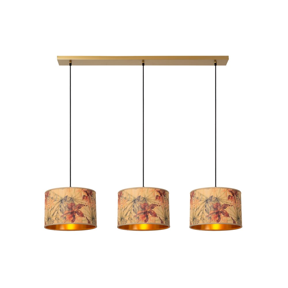 Lucide TANSELLE Hanglamp Kleurrijk, 3-lichts main product photo