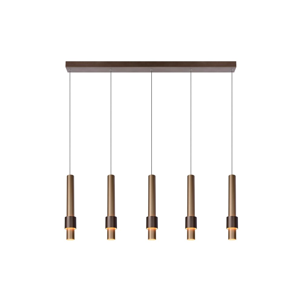 Lucide MARGARY Hanglamp LED Mokka, 5-lichts main product photo