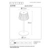 Lucide JUSTINE Tafellamp voor buiten LED Wit, 1-licht