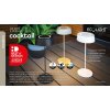 Lutec COCKTAIL Tafellamp LED Wit, 1-licht