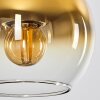 Koyoto Hanger Glas 15 cm Zwart, Zilver, 1-licht