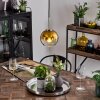 Koyoto Hanger Glas 15 cm Zwart, Zilver, 1-licht